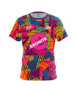 Ebonite Kennon McFalls Retro Zig Zag CoolWick Bowling Jersey