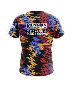 Alternative view of Ebonite Kennon McFalls Tribal Zig Zag CoolWick Bowling Jersey