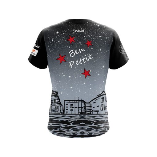 Hammer Ben Pettit Wellington Black White CoolWick Bowling Jersey - Image 2