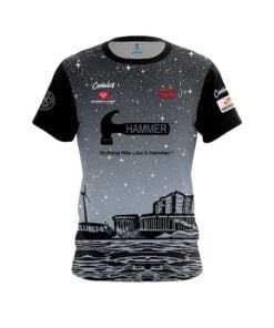 Hammer Ben Pettit Wellington Black White CoolWick Bowling Jersey