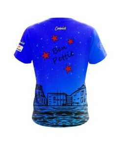Alternative view of Hammer Ben Pettit Wellington Blue CoolWick Bowling Jersey