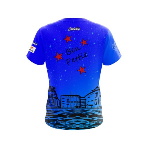 Hammer Ben Pettit Wellington Blue CoolWick Bowling Jersey - Image 2