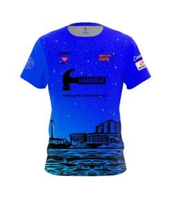 Hammer Ben Pettit Wellington Blue CoolWick Bowling Jersey