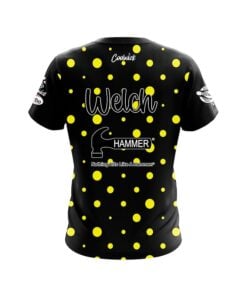 Alternative view of Hammer William Welch Yellow Dots CoolWick Bowling Jersey