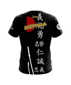 Alternative view of Nelson Tellames Buddha Samurai CoolWick Bowling Jersey
