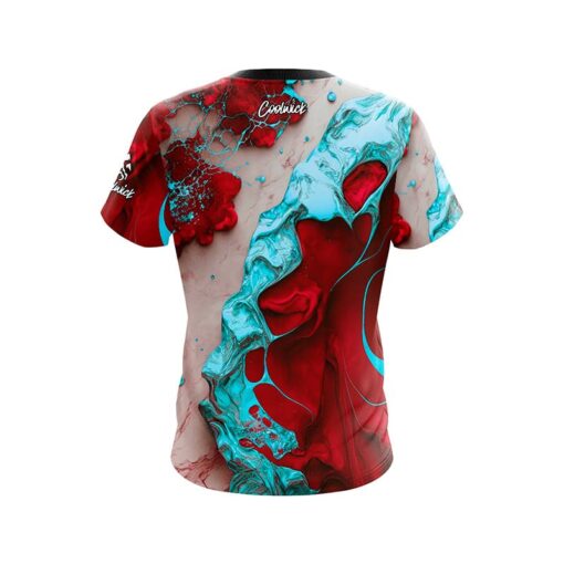 Bloody Teal CoolWick Bowling Jersey - Image 2