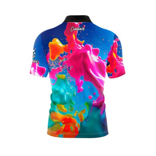 Color Craze Fast Track CoolWick Bowling Jersey - Image 2
