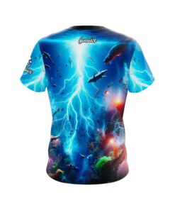 Alternative view of Deep Water CoolWick Bowling Jersey