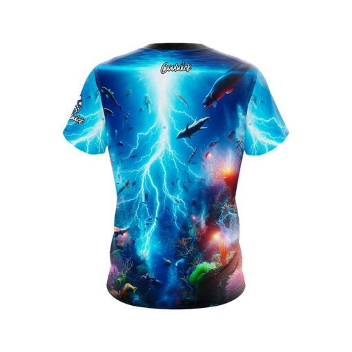 Deep Water CoolWick Bowling Jersey - Image 2