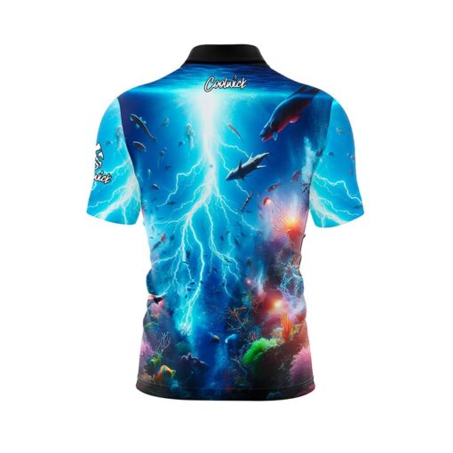 Deep Water Fast Track CoolWick Bowling Jersey - Image 2