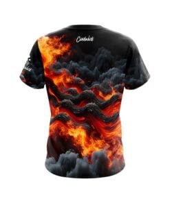Alternative view of On The Burn CoolWick Bowling Jersey