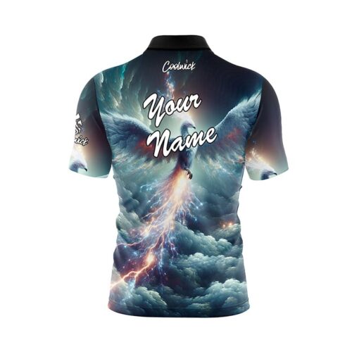 Thunder Sparkle Fast Track CoolWick Bowling Jersey - Image 3