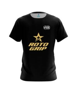 Roto Grip Ethan Fiore Plain Black Gold CoolWick Bowling Jersey
