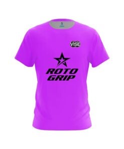 Roto Grip Ethan Fiore Plain Purple Black CoolWick Bowling Jersey