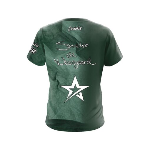 Roto Grip Sandra de Neergaard Green Smoke CoolWick Bowling Jersey - Image 2