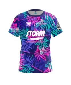 Storm Courtney Ermisch Tropical Flowers CoolWick Bowling Jersey