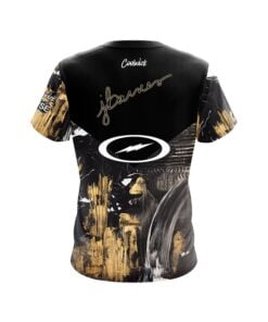 Alternative view of Storm Josie Barnes Dedicated Black Gold CoolWick Bowling Jersey
