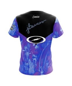 Alternative view of Storm Josie Barnes Dedicated Blue Purple CoolWick Bowling Jersey