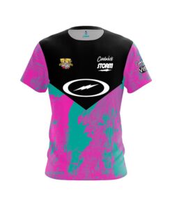 Storm Josie Barnes Dedicated Pink Aqua CoolWick Bowling Jersey