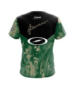 Alternative view of Storm Josie Barnes Dedicated Green Gold CoolWick Bowling Jersey