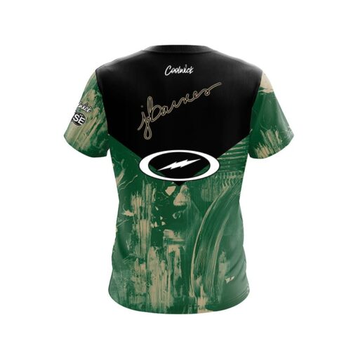 Storm Josie Barnes Dedicated Green Gold CoolWick Bowling Jersey - Image 2