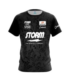 Storm Taylor Bailey Black Floral CoolWick Bowling Jersey