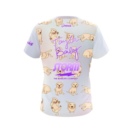Storm Taylor Bailey Sweet Doggy CoolWick Bowling Jersey - Image 2