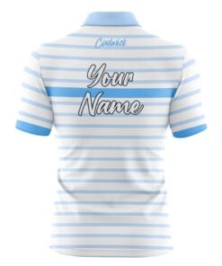 Alternative view of CoolWick Elite Stripe Columbia White Sash Zip Jersey