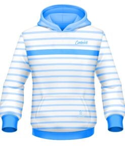 CoolWick Elite Stripe Columbia White Hoodie
