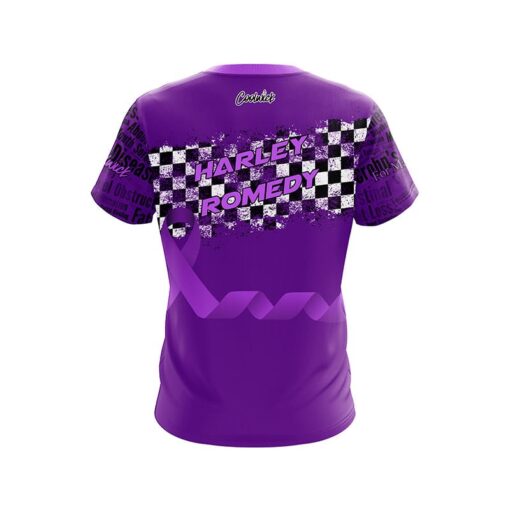 Harley Romedy Focused on Crohn's CoolWick Bowling Jersey - Image 2