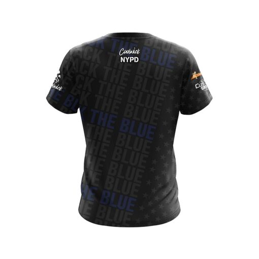 NYPD Back the Blue CoolWick Bowling Jersey - Image 2