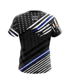 Alternative view of NYPD Blue Line CoolWick Bowling Jersey