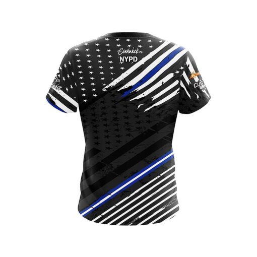 NYPD Blue Line CoolWick Bowling Jersey - Image 2