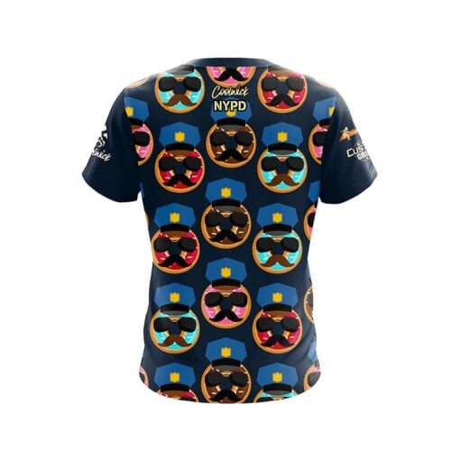 NYPD Doughnut Patrol CoolWick Bowling Jersey - Image 2