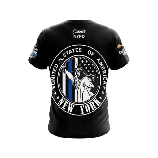 NYPD For NY CoolWick Bowling Jersey - Image 2