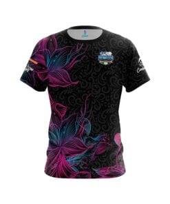 NYPD Neon Flower CoolWick Bowling Jersey