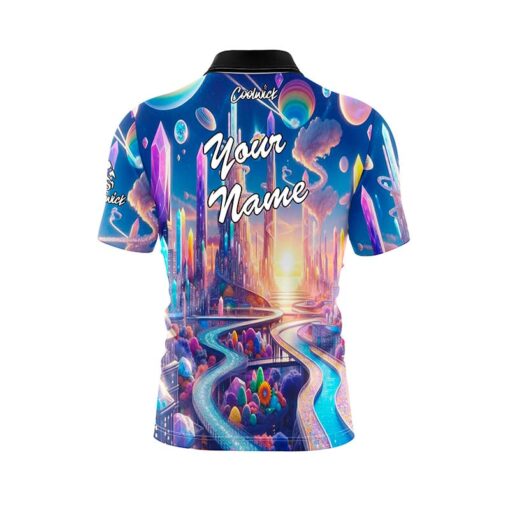 Magical City Fast Track CoolWick Bowling Jersey - Image 3