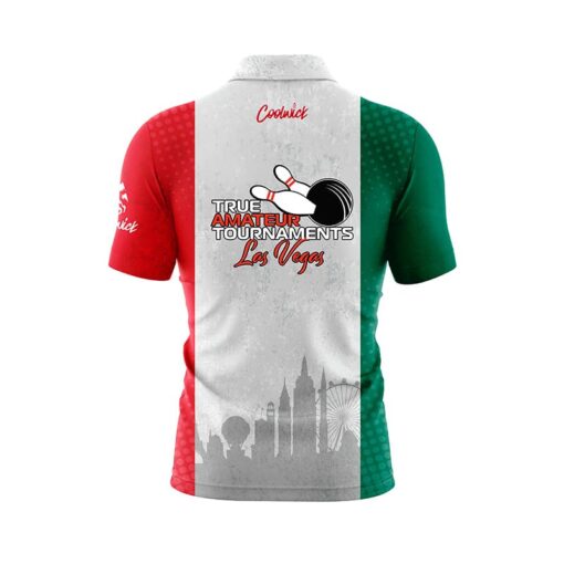 TAT True Amateur Tournament Mexican Flag CoolWick Bowling Jersey - Image 2
