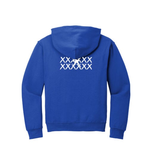 Belmo White X Royal Blue Hoodie - Image 2
