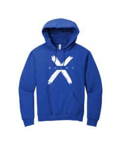 Belmo White X Royal Blue Hoodie