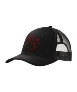 Black Widow Snapback Trucker Bowling Hat