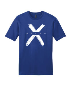 Belmo White X Blue T-Shirt