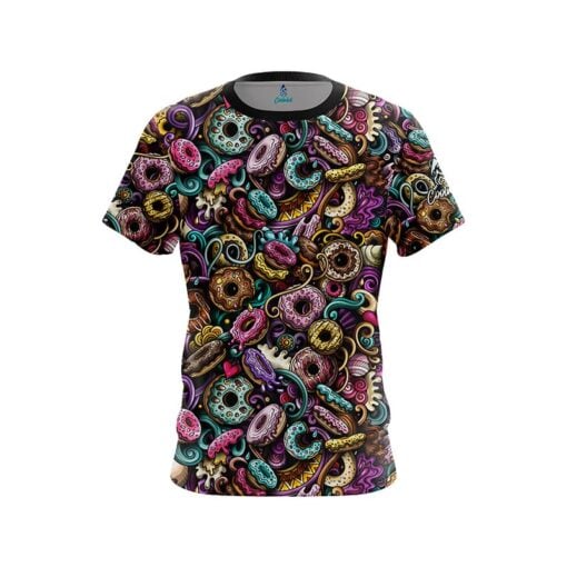 Plain Doughnut Explosion CoolWick Bowling Jersey