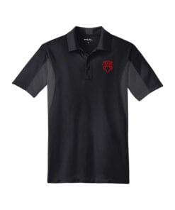 Black Widow Men's Sport Tek Micro Colorblock Bowling Polo