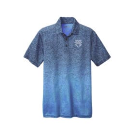 Black Widow Men's Savage Ombre Heather Bowling Polo