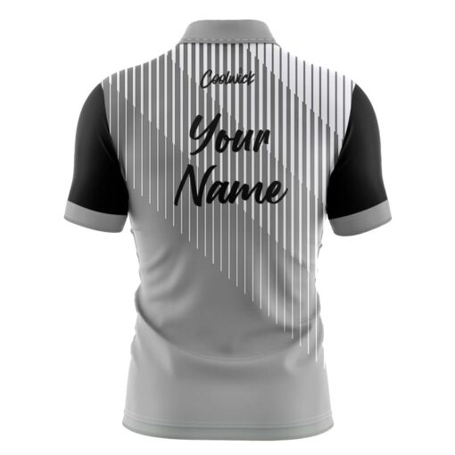 CoolWick Elite Grey Quartet Sash Zip Jersey - Image 2