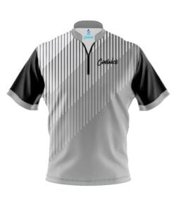 CoolWick Elite Grey Quartet Sash Zip Jersey