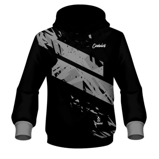 CoolWick Elite Black Grey Dual Hoodie