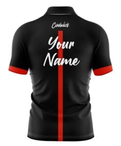 Alternative view of CoolWick Elite Black Red Tour Sash Zip Jersey