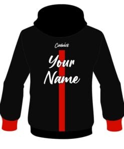 Alternative view of CoolWick Elite Black Red Tour Hoodie